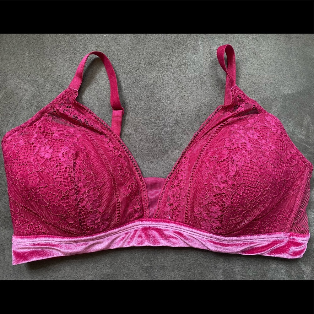 Lacey Velvet Bralette